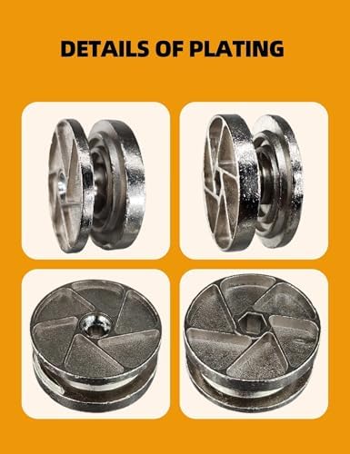 Replacement Heavy Duty Cam Wheel Locks Compatible with IKEA 114670 as Bed Frame Parts for MALM, BRIMNES, BIRKELAND & More (4PCs 35mm Set)