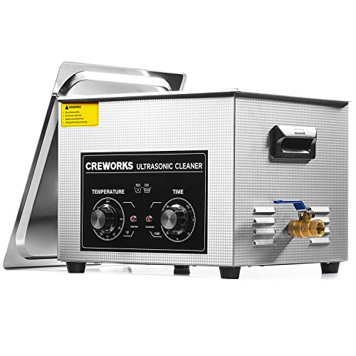 CREWORKS 3.2L Ultra Sonic Cleaning Machine - 120W Cavitation 100W Heat