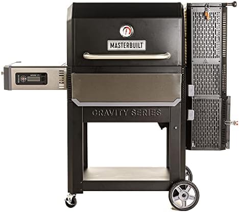 Masterbuilt® Gravity Series® 1050 Smoker Grill - Digital Charcoal Combo Grill with Free App, 1,050 Cooking Square Inches in Black, Model MB20041220