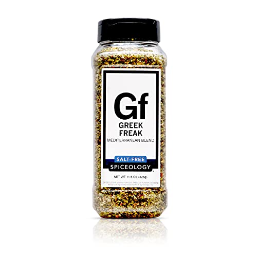 Spiceology Greek Freak Mediterranean Seasoning, 16 oz | Greek Herbs & Spices, For Chicken, Potatoes, Salad, Gyros, Pasta & Pizza