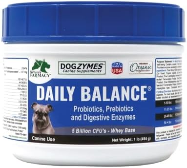 DOGZYMES Dissolvable Powder Digestive Enhancer for Dogs, (8 Ounce)