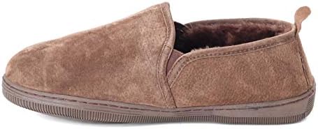 Lamo Men's Romeo Slip-on Shoe, Suede, Chestnut