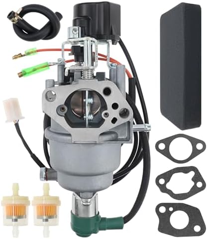 Inverter Generator Carburetor Compatible with Harbor Freight Predator 9500 Watt Surper Quiet Generator Model 57080 59188 With Air Intake Gaskets