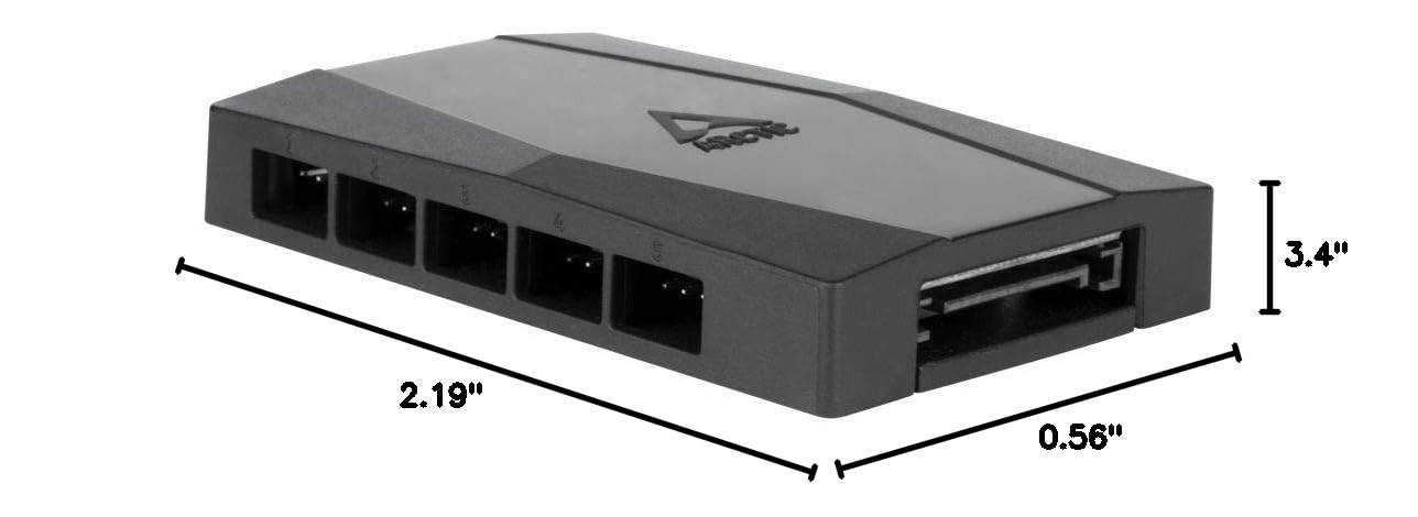 ARCTIC 4-Pin PWM Fan Splitter Cable - PST Extension-Cable for 4 Case Fans