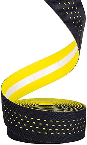 Tvoip 2 Rolls Soft Road Bike Bicycle Handlebar Cork EVA PU Bar Tape Professional Cycling Damping Anti-Vibration Wrap