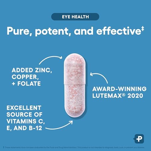 Physician's Choice Eye Health - Lutein, Zeaxanthin & Bilberry Extract - Supports Eye Strain, Dry Eyes
