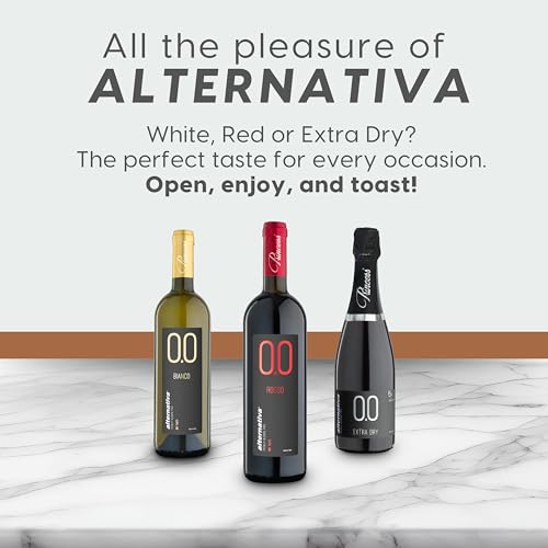 Princess Alternativa Dry Red Dealcoholized 0.0% – Non-Alcoholic Red Wine | Italian Dealcoholized Alcohol-Free Drink – Ideal for Celebrations and