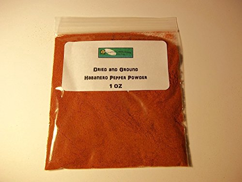 HABANERO PEPPER, DRIED N GROUND, 8 OZ, DELICIOUS FRESH SPICY PEPPER
