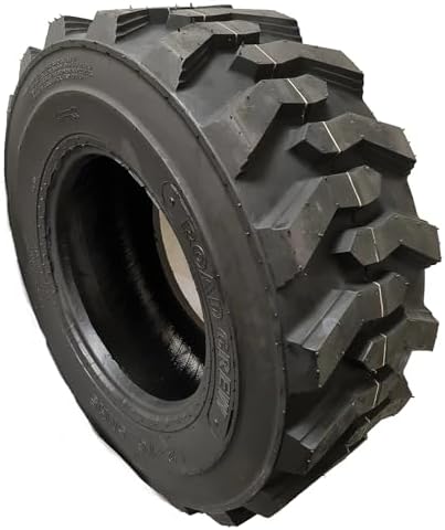 1 Tire 12-16.5 14 Ply NHS TL ROAD CREW Deeper Tread w/Rimguard Skid Steer Tires HD