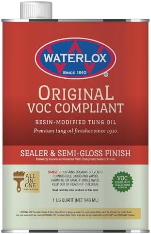 Waterlox Original Sealer Finish, 350 VOC, 1 Quart