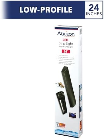 Aqueon LED Fish Tank Aquarium Strip Light Fixture, 24 Inch