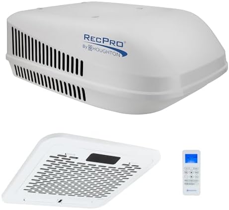 RecPro RV 15K Quiet AC Heat Pump Non-Ducted Black 110-120V