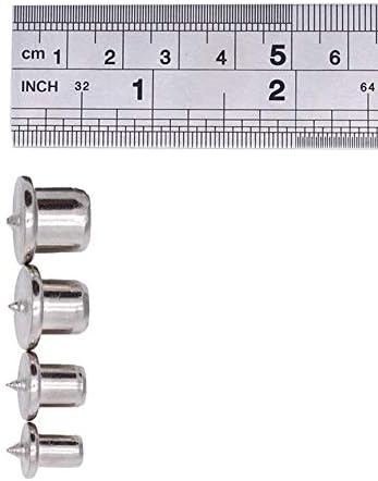 Dowel Center Set 8PC Woodworking Tenon Transfer Plugs 1/4-1/2" | Metal Dowel Centering Pins for Accurate Hole Alignment and Joinery Marker Dowel