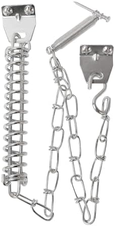 Prime-Line K 5026 Storm Door Protector Chain & Spring, Aluminum Finish (Single Pack)