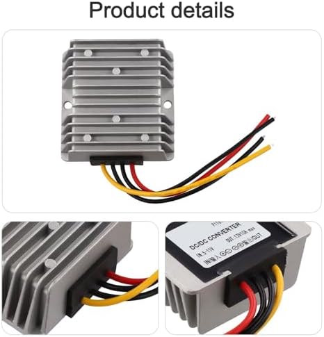 DC 6V 5-11V to 12V 10A Step Up Converter, for Automotive Marine RV Golf Cart LED System