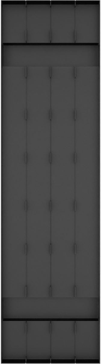14"W x 59"H Lifetime Vinyl, Standard Four Board Joined, Board-n-Batten Shutters, w/Installation Shutter-Lok's & Matching Screws (Per Pair), Forest Green