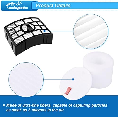 Leadaybetter NV752 AZ1002 Filter Replacement for Shark Rotator Powered