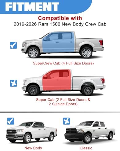 FengYu Under Seat Storage Box for 2015-2026 Ford F-150 F150 SuperCrew Cab | 2017-2026 F-250/F-350/F-450/F-550 Super Duty,F-150 Rear Underseat Storage Truck Organizer Tool Box