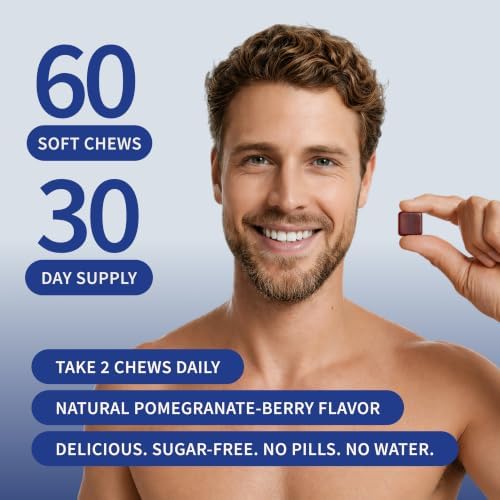 Snap Supplements Prostate Health Supplement for Men, 60 Sugar-Free Chews | Plant Sterols