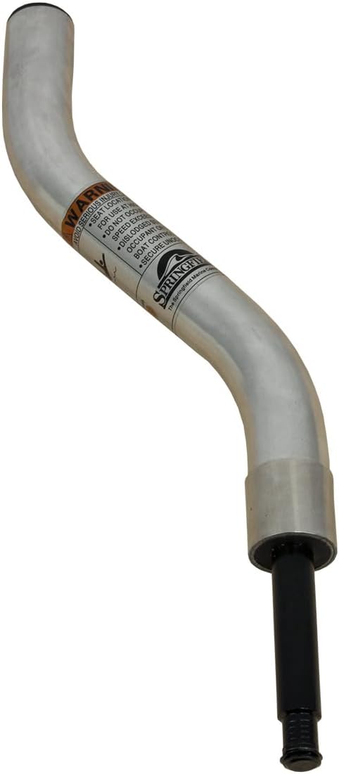 Springfield 1630402-CSS Threaded Fixed-Height Offset Post for Kingpin Seat Mounts and Bases - 13", Satin Finish