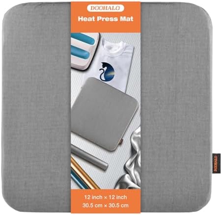 DOOHALO Heat Press Mat for Cricut Easy Press Craft Iron-on Mat for Power Heat Press Machine for Craft Vinyl Ironing Insulation Transfer T Shirts and