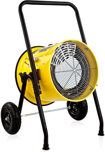 DR. INFRARED HEATER DR-PS11024 Salamander Construction 10000-Watt, Single Phase, 240-Volt Portable Fan Forced Electric Heater