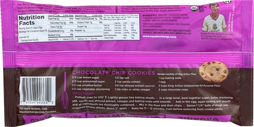 Equal Exchange, Chip Chocolate Bittersweet Organic, 10 Ounce