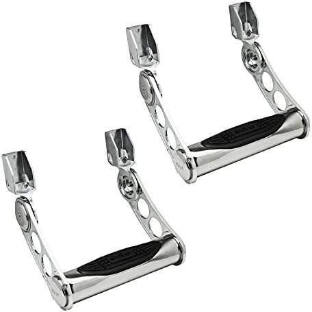 Bully AS-500 Polished Stainless Steel Universal Fit Truck Adjustable Side Step Set of 2 for Trucks from Chevy (Chevrolet), Ford, Toyota, GMC