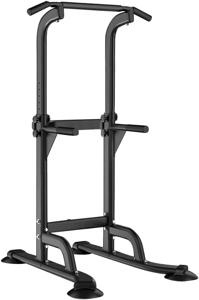 SogesHome Multi-Function Power Tower Pull Up Bar Dip Station for Home Gym