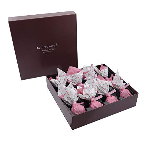 Rabitos Royale - 8 Piece Ruby Chocolate Covered Fig Bonbons Gift Box (5oz / 142g)
