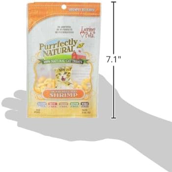 Loving Pets It's Purely Natural Freeze Dried Shrimp Treats for Cats, 0.5-Ounce