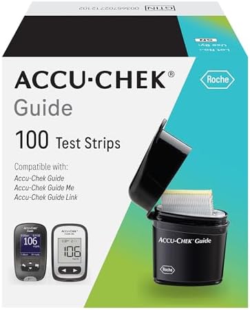 Accu-Chek Guide Glucose Test Strips, Pack of 50 | Diabetic Blood Sugar Testing