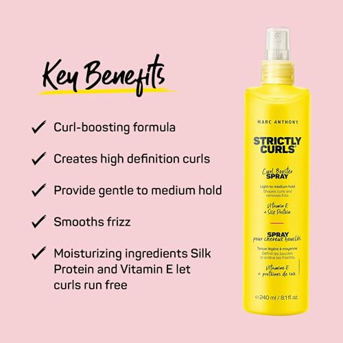 Marc Anthony Strictly Curls, Curl Booster Hair Spray for Curly Hair