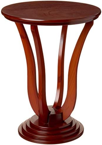 Frenchi Furniture Table, L 19.70 inch x W 19.70 inch x H 25.80 inch, Espresso