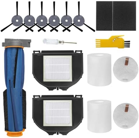 Accessories Kit for Shark IQ R101AE (RV1001AE) IQ R101 (RV1001) AV911S EZ AV1010AE IQ Robot Vacuum Cleaner Replacement Parts Pack of Main Brush