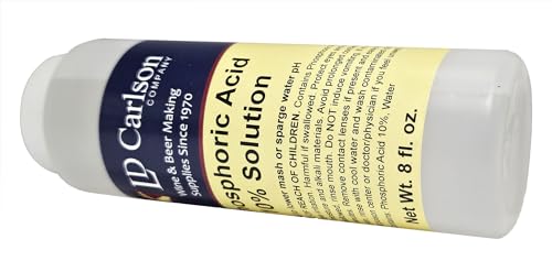 Phosphoric Acid 10% Solution - 8 Ounce for Beer Making