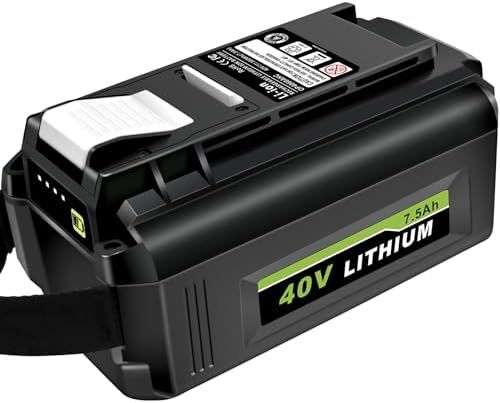 Replacement Battery for Ryobi 40v Battery OP4015 OP4050A OP4040 OP4050 Compatible with Ryobi 40V Cordless Power Tools, Capacity 4.0Ah