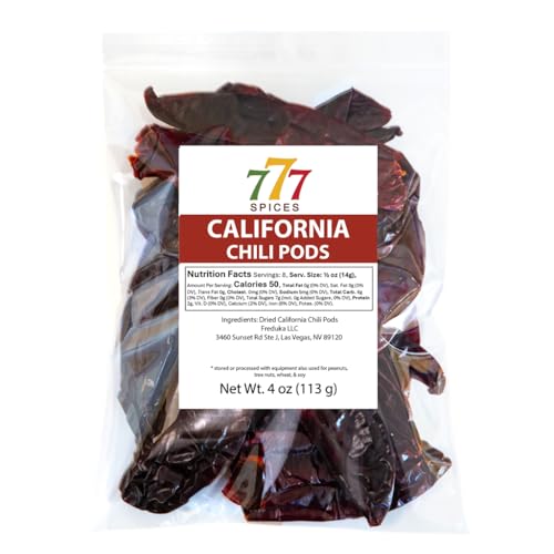 4oz California Dried Whole Chile, Anaheim pepper