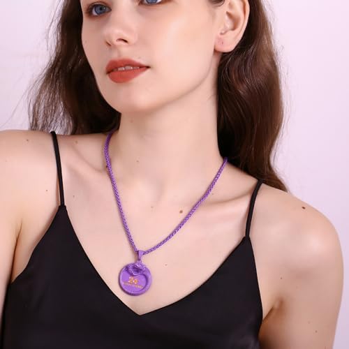 Black Mamba Memorial Pendant - Basketball Star Snake Necklace for Men & Women, Mamba Forever Tribute Jewelry