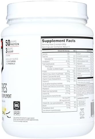 Muscle Milk Powder Pro Series, 50 Grams Protein, Intense Vanilla, 2 Pounds