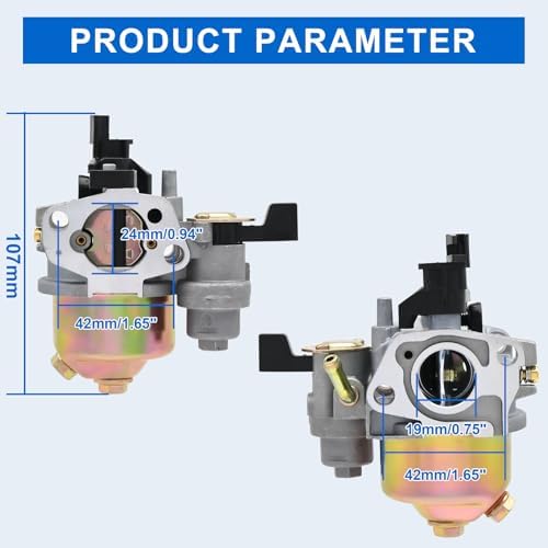 FitBest GX160 Carburetor for Honda GX120 GX200 5.5HP 6.5HP Engines – Harbor Freight Predator 212cc 224cc Replacement – Ideal for Go Karts, Pressure Washers, Water Pumps