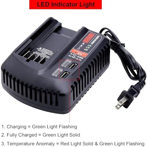 Elefly 20V CMCB202 Battery Compatible with Craftsman V20 Lithium Ion Battery CMCB202-2 CMCB201 CMCB204