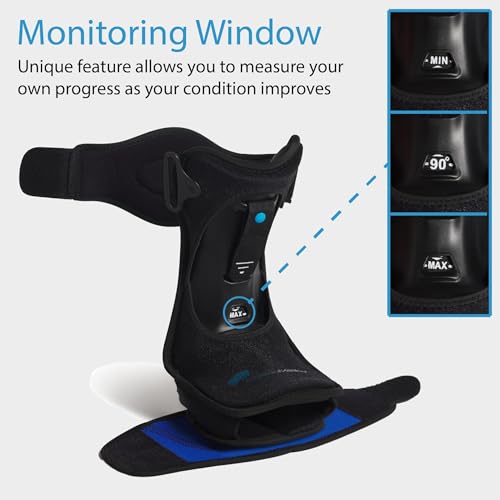 Hybrid Night Splint - Comfortable and Supportive Plantar Fasciitis Night Splint - Premium Nighttime Foot Brace for Heel Pain - Combination Posterior and Dorsal (Small-Medium)