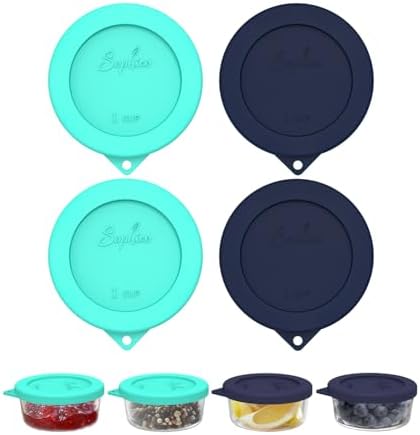 SOPHICO 1 Cup Round Silicone Replacement for Pyrex & Anchor Hocking 7202-PC