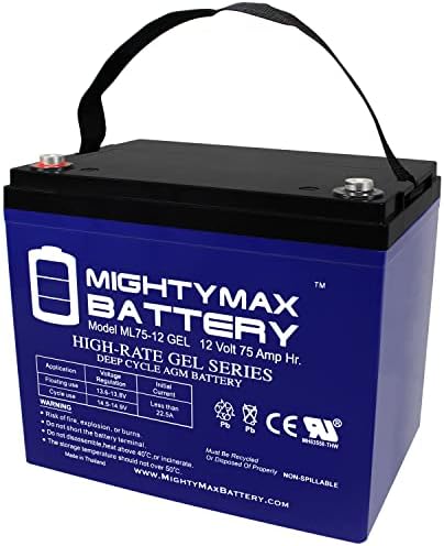 Mighty Max Battery ML55-12 GEL -12 Volt 55 AH, GEL Type, Internal Thread (INT) Terminal, Rechargeable SLA AGM Battery