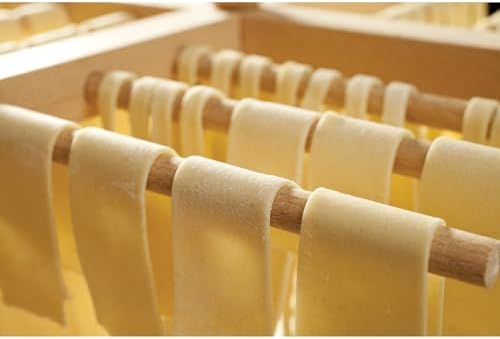 Fante's Collapsible Pasta Drying Rack, for Drying Spaghetti Fettuccine Angel Hair Linguini and Long Homemade Noodles