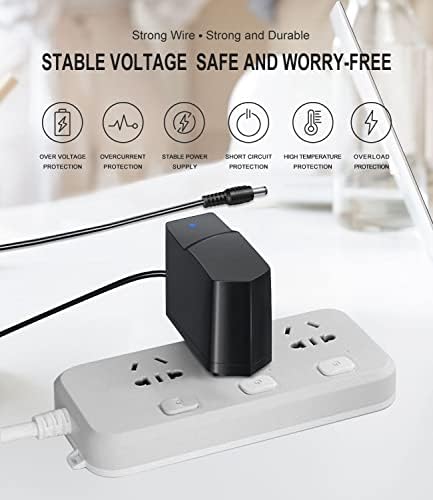 9V Power Cord for Bowflex Max Trainer M5 Adapter, M3 M6 M7 M8 HVT Exercise Plus Elliptical Treadmill Cardio Machine Power Supply Cord