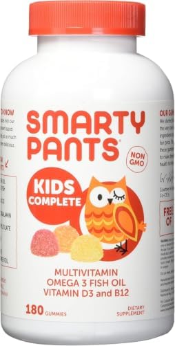 Smarty Pants Kids Complete Multi-Vitamin, 180 Gummies (1)