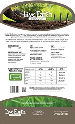Live Earth Products' Humate Soil Conditioner - 50 lb Bag