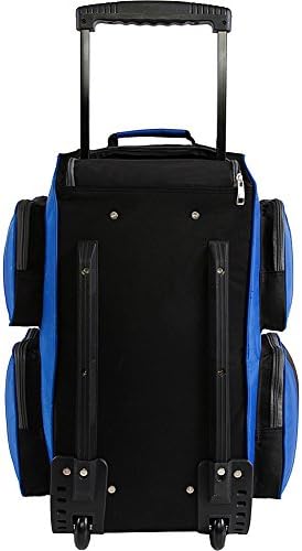 Fila 22" Lightweight Carry On Rolling Duffel Bag, Neon Lime, One Size